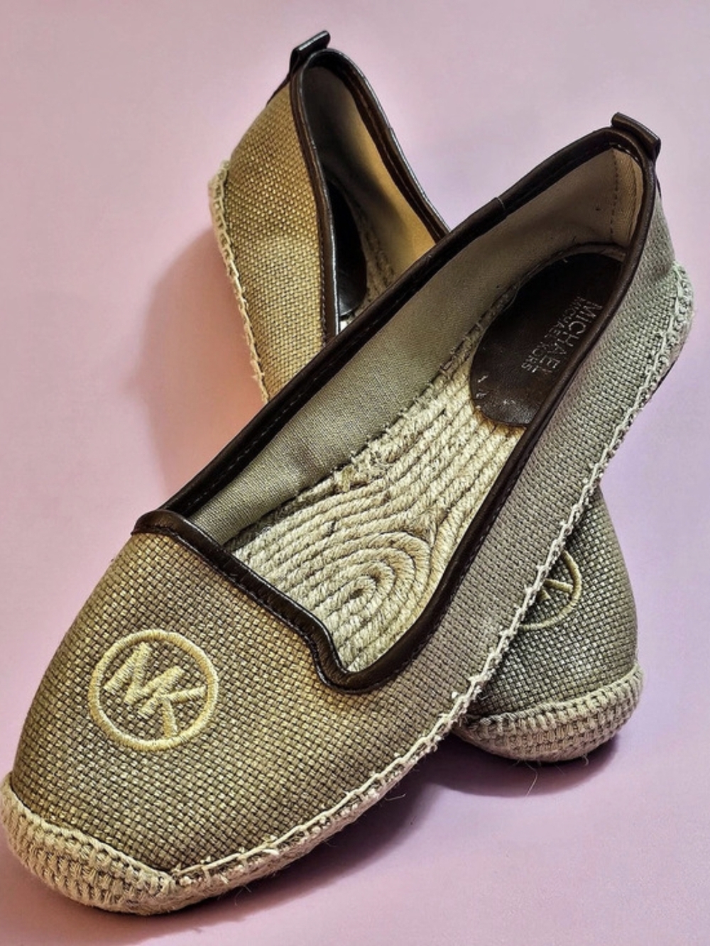 Michael Kors Kendrick Slip-On Espadrille Flat Kendrick Espadrille Flats Green &